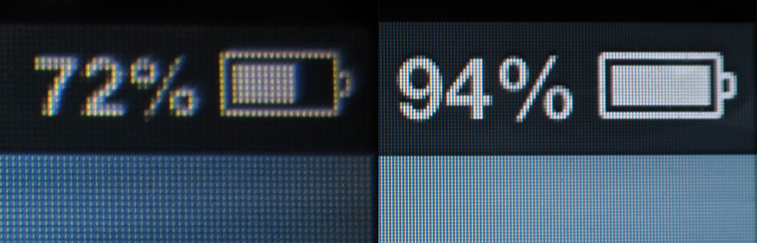 Pixel size Pixel size